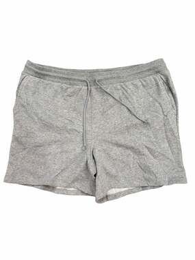 The Sweatshirt Project Women's Fleece Lounge Shorts in Heathered Gray